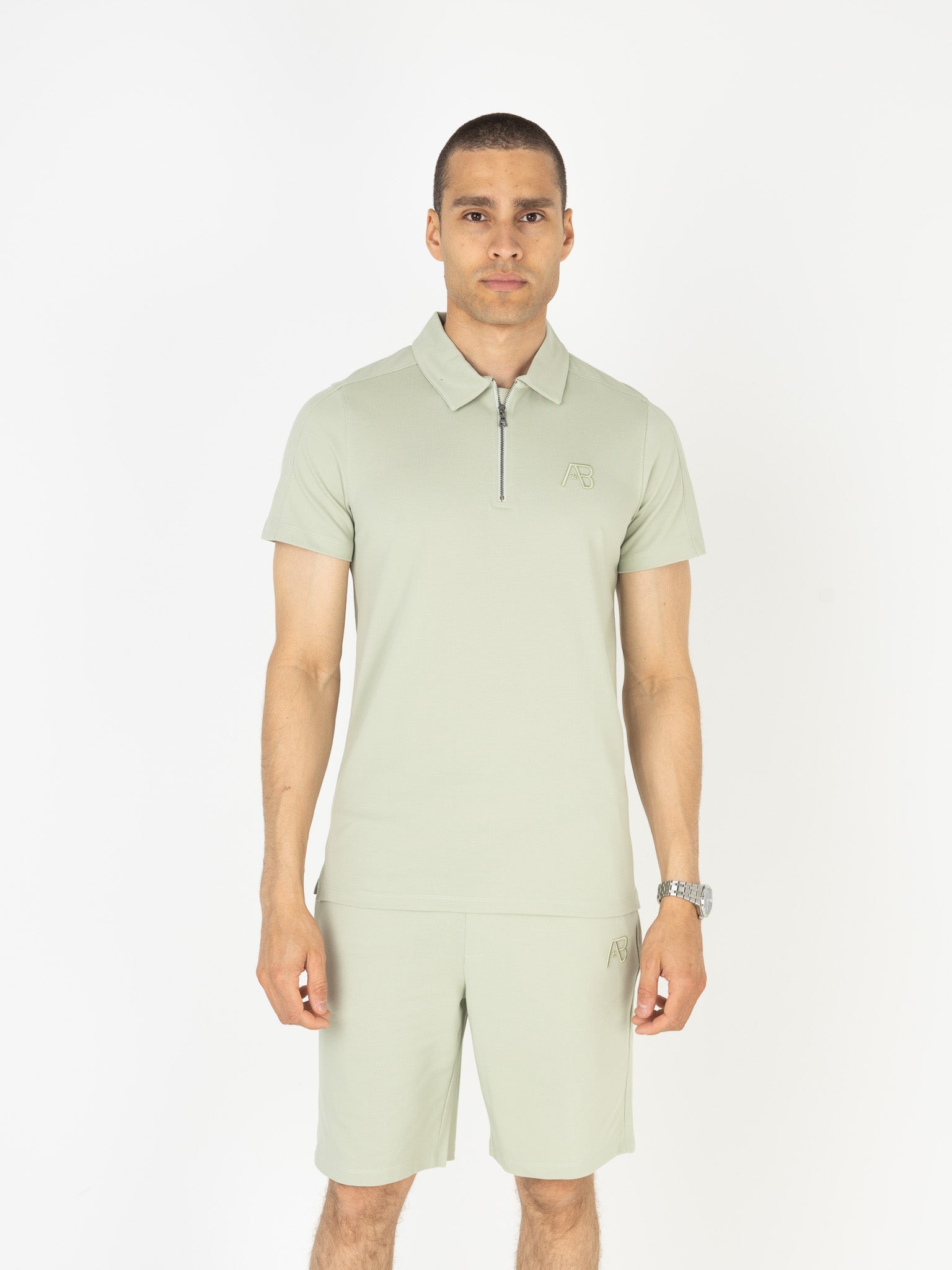 Prime Set Polo | Sage Green