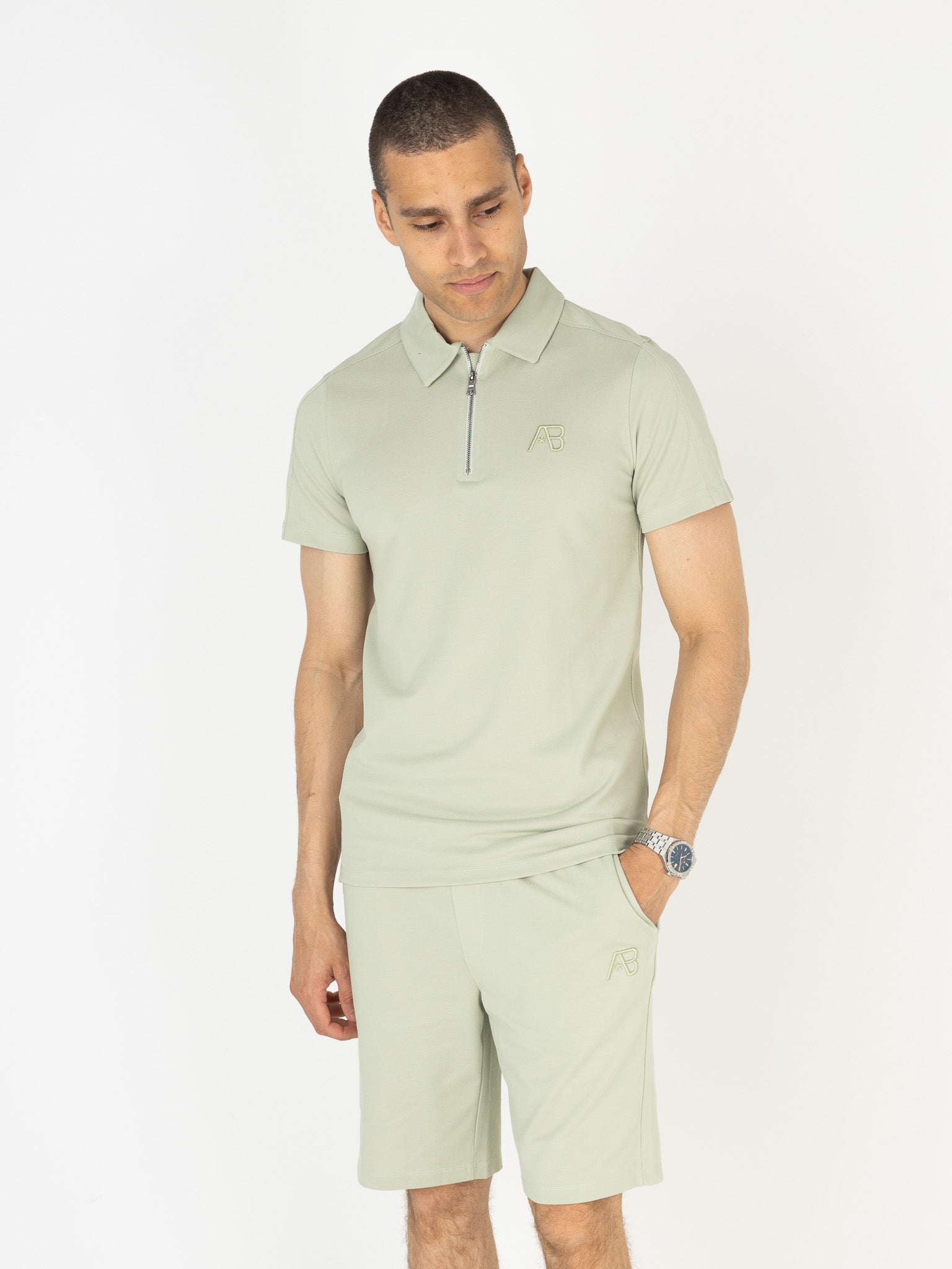 Prime Set Polo | Sage Green