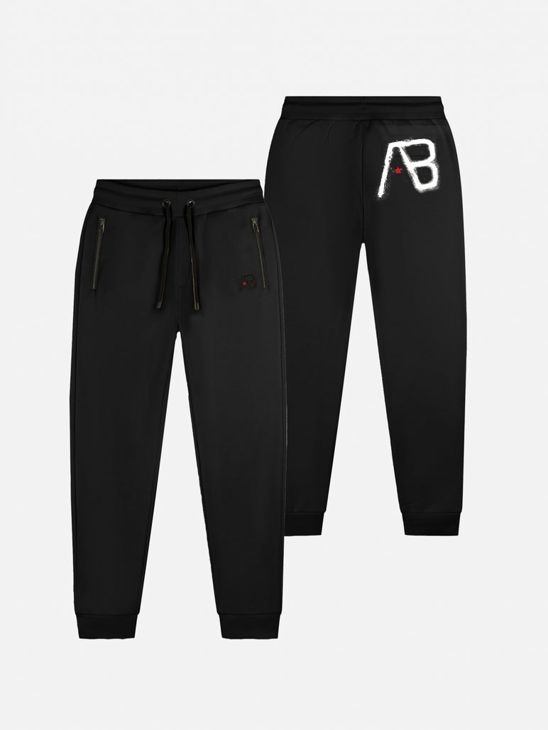 Canvas Jogger | Jet Black