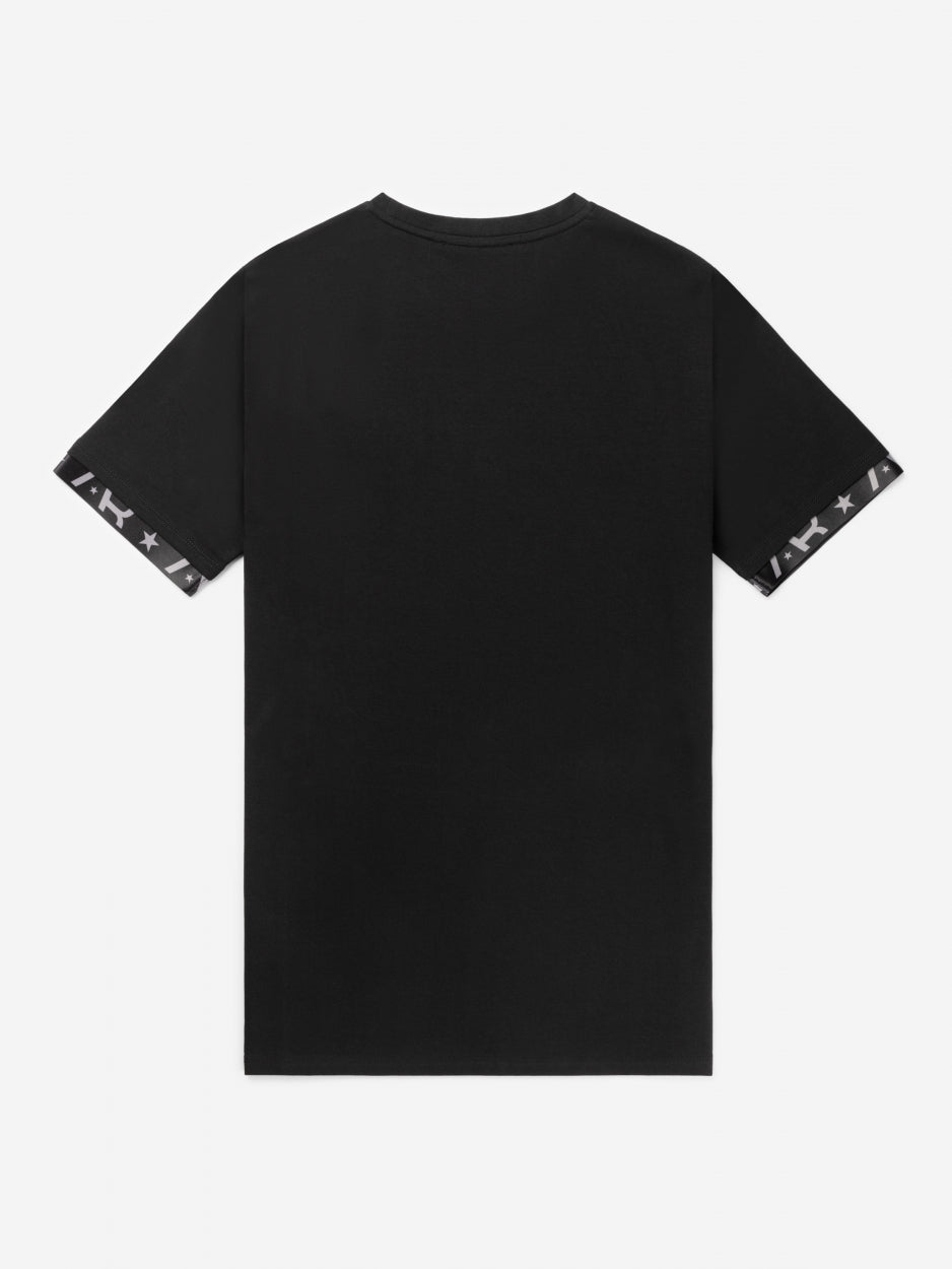 Flag Tee | Jet Black