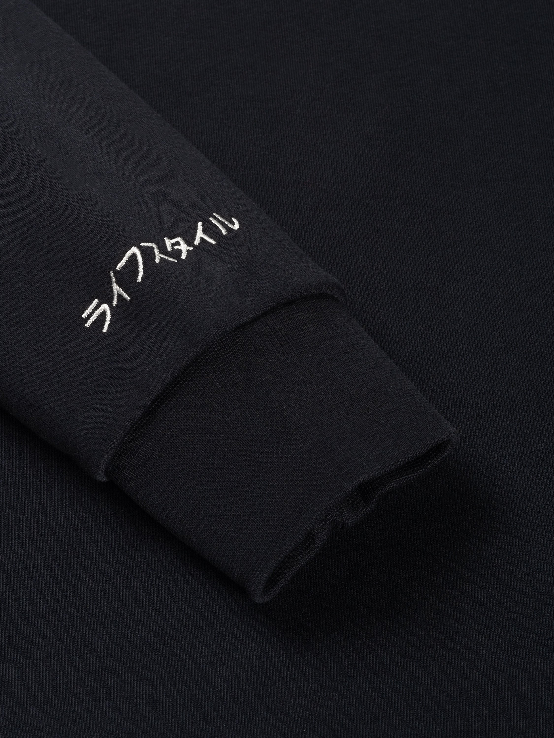 Ink Crewneck (Panda) | Jet Black