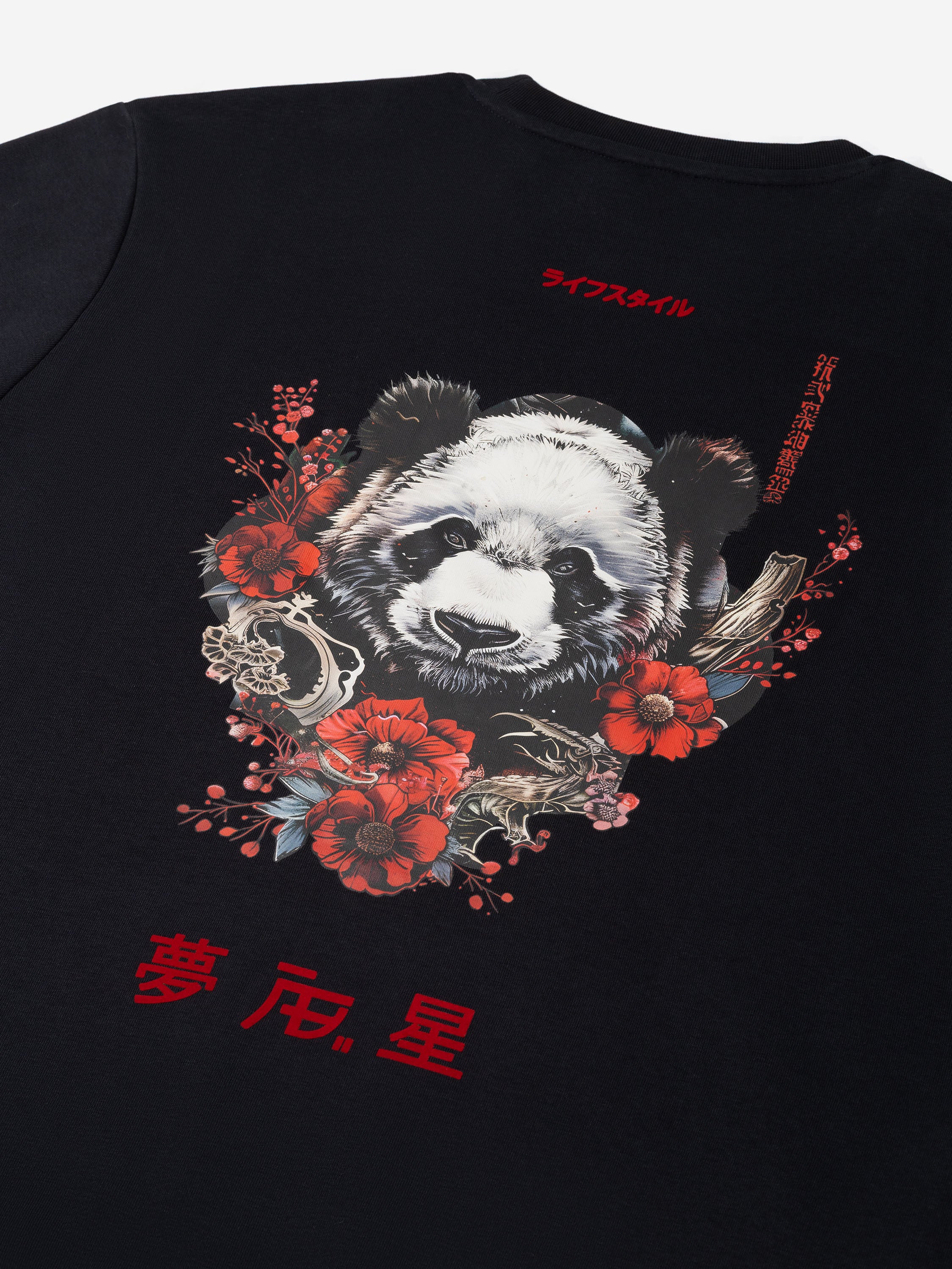 Ink Crewneck (Panda) | Jet Black