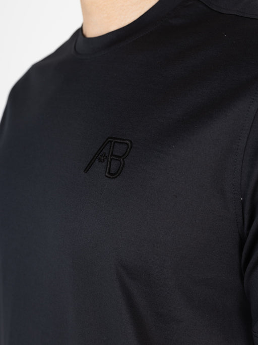Premium Interlock Tee | Jet Black
