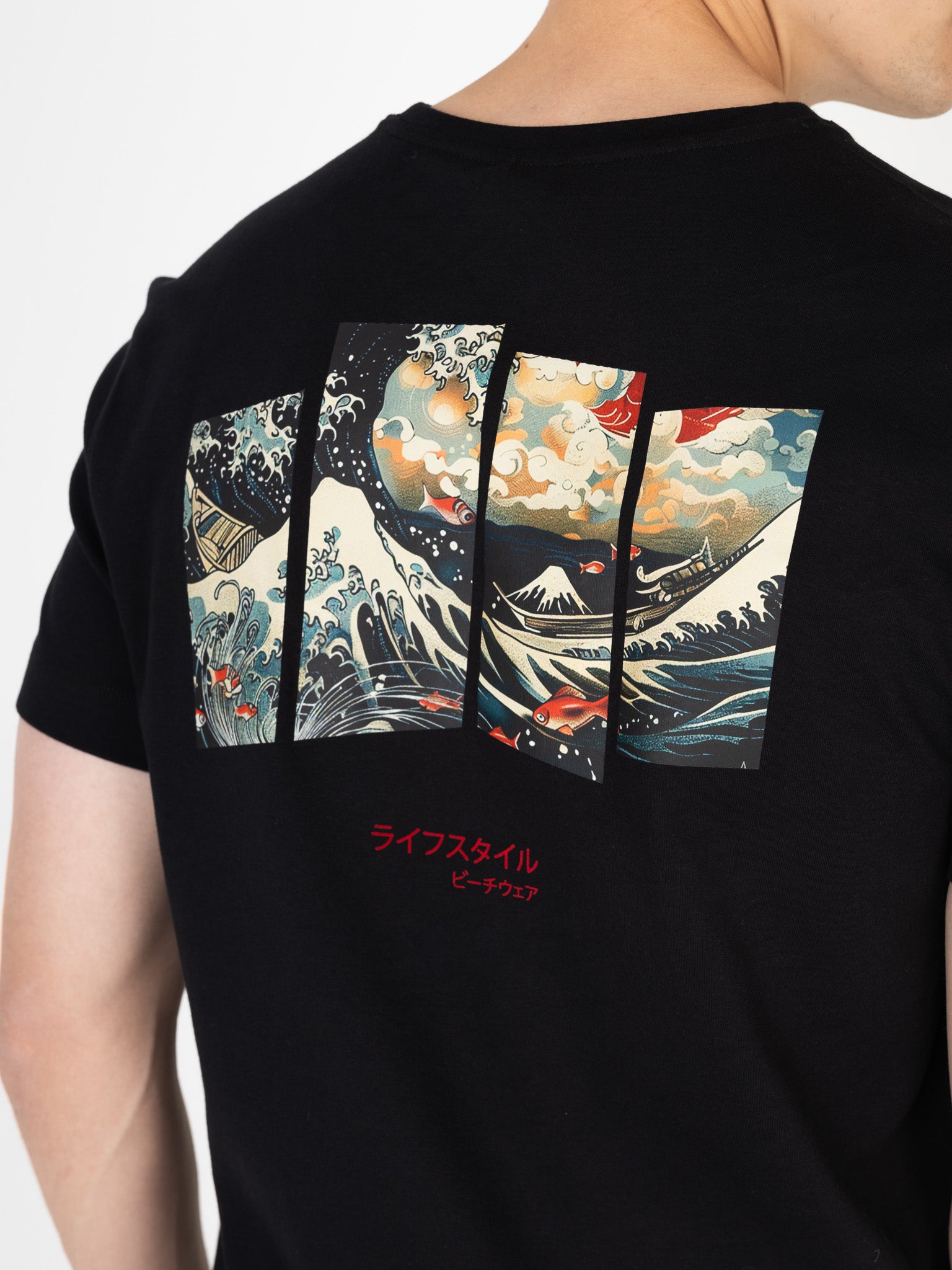Ink Tee (Ocean) | White Swan / Jet Black