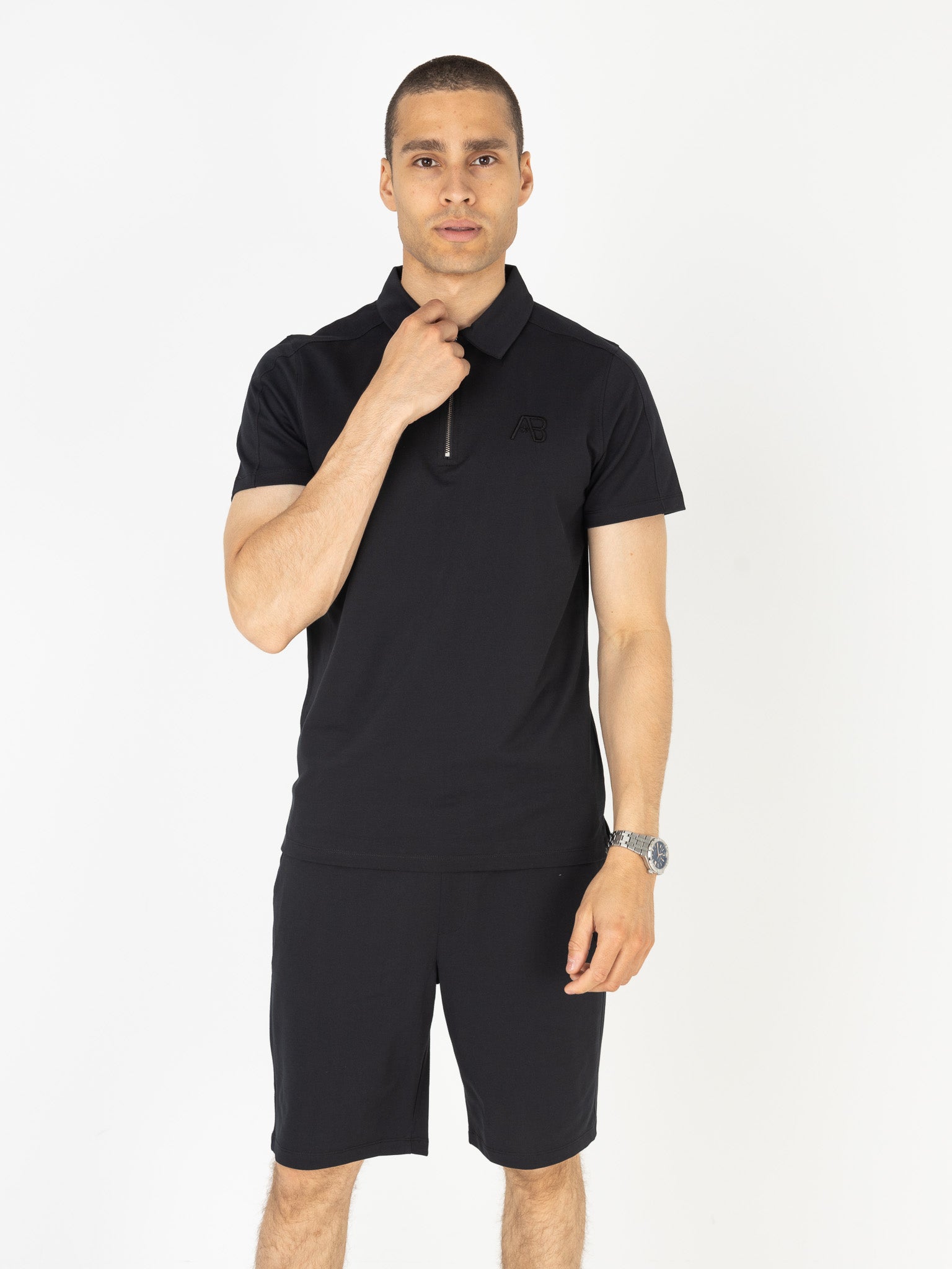 Prime Set Polo | Jet Black