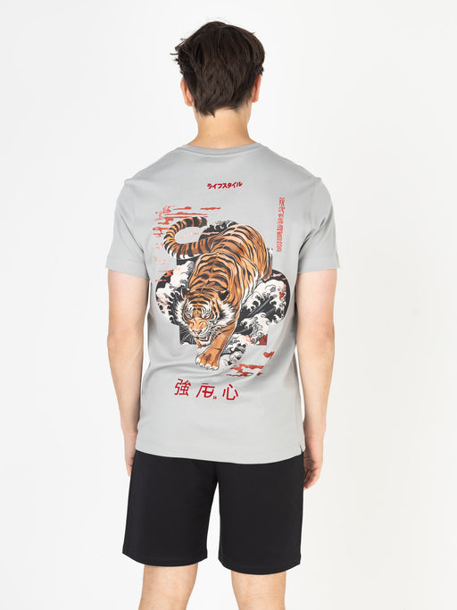Ink Tee (Tiger) | Ultimate Grey