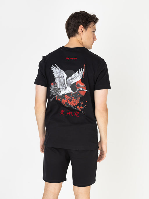 Ink Tee (Crane) | Jet Black