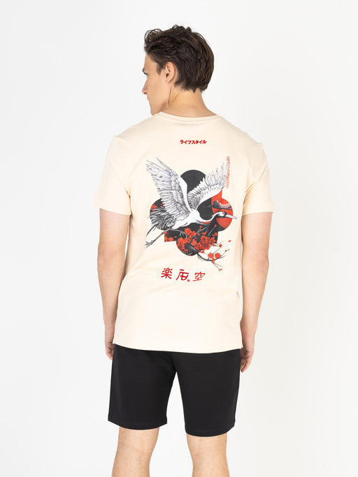 Ink Tee (Crane) | Sand Dollar