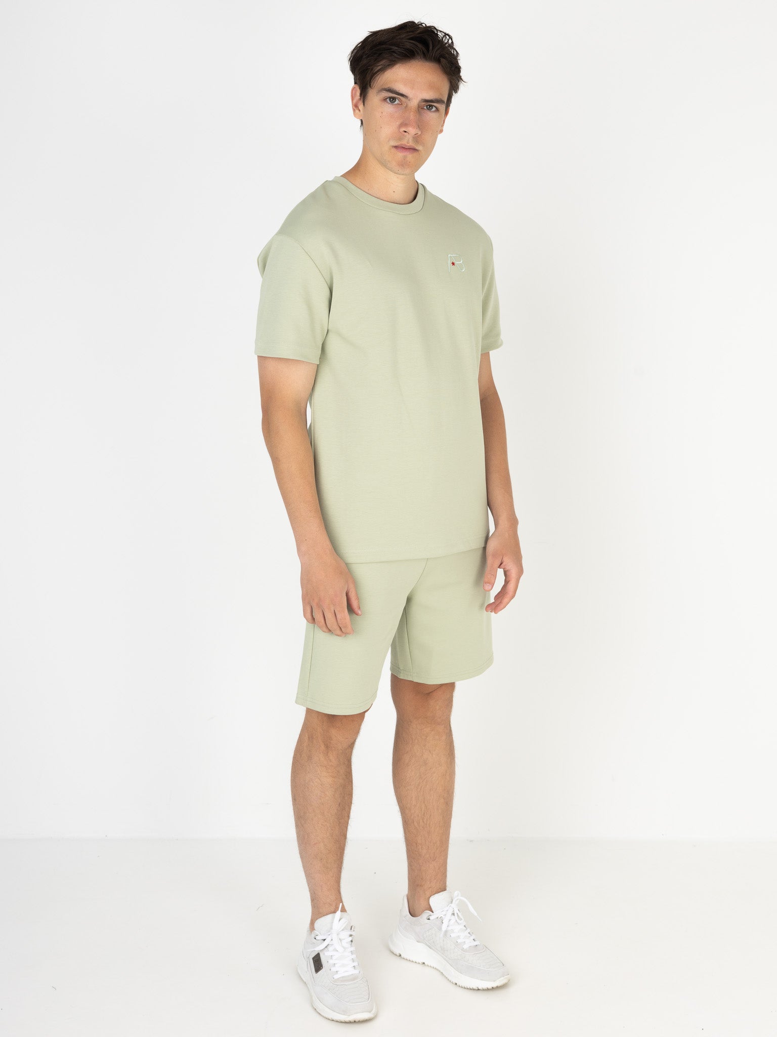 Basic Regular-Fit Short | Sage Green