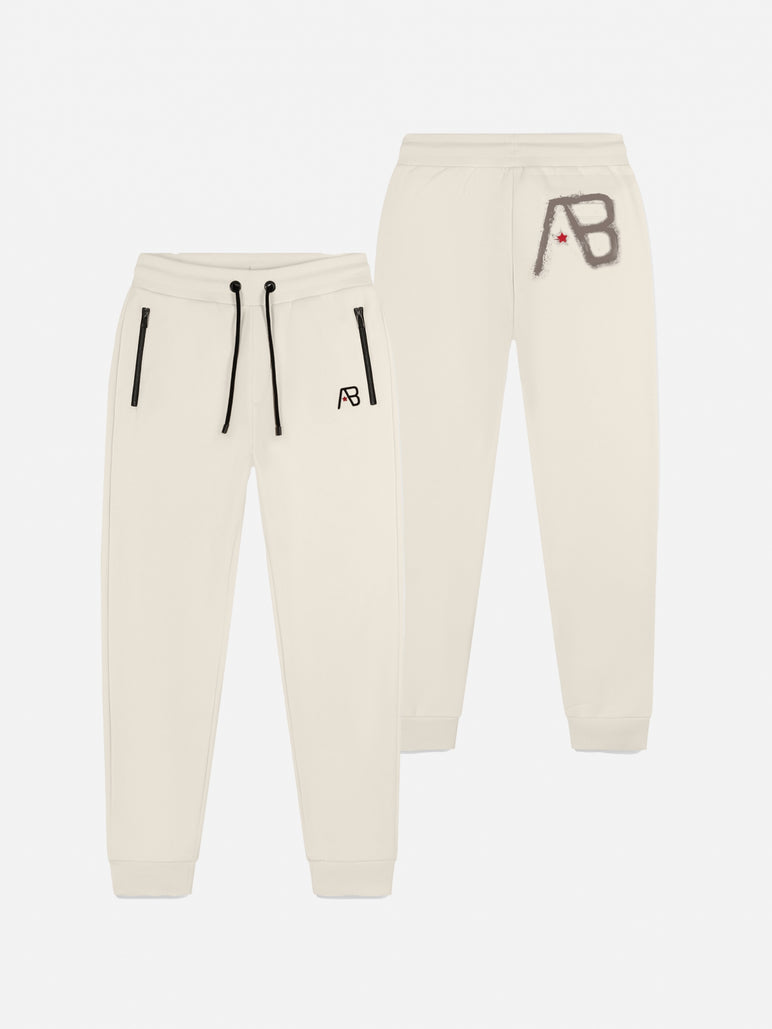Canvas Jogger | White Swan