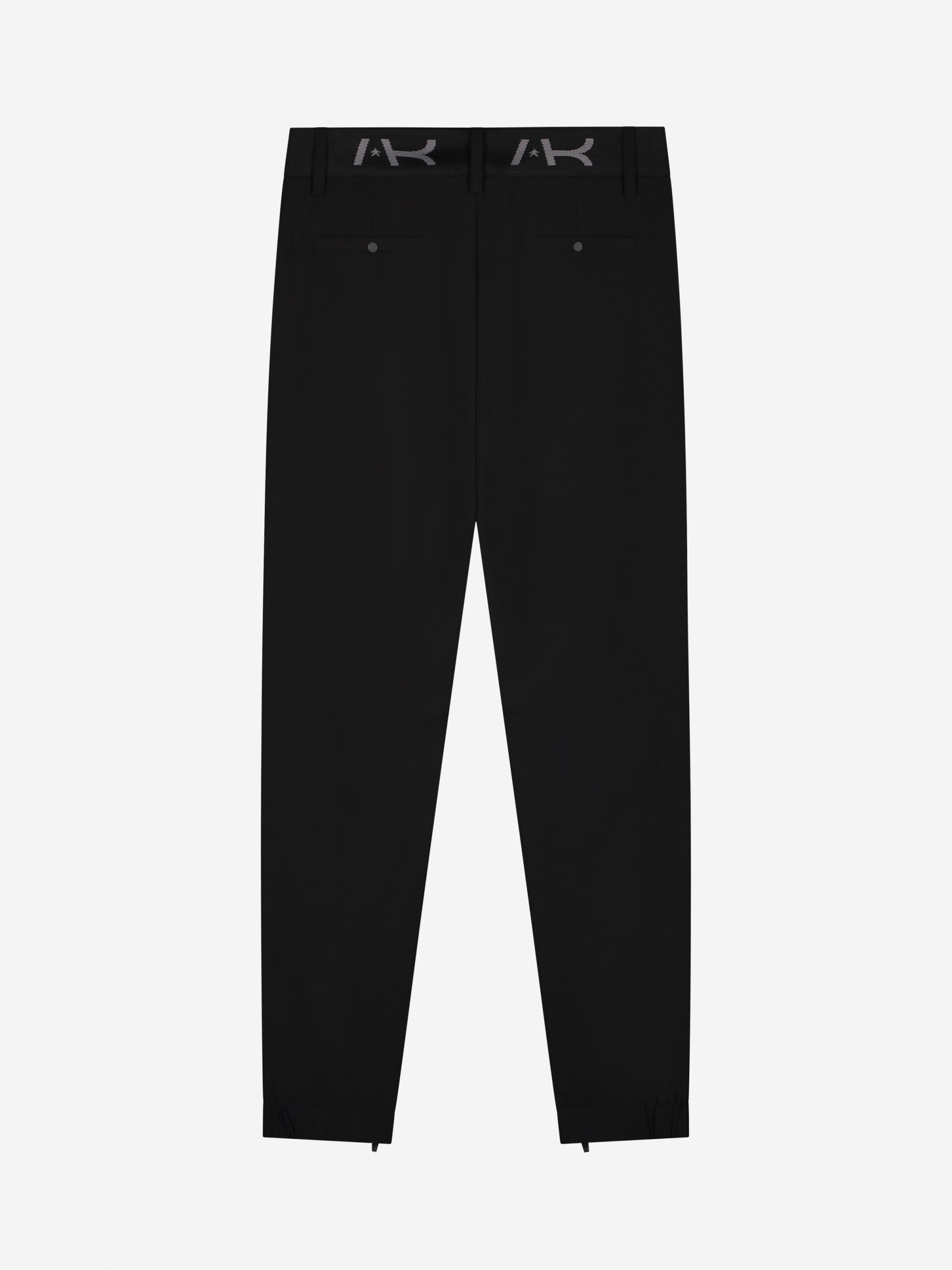 Casual RIB Pants | Jet Black