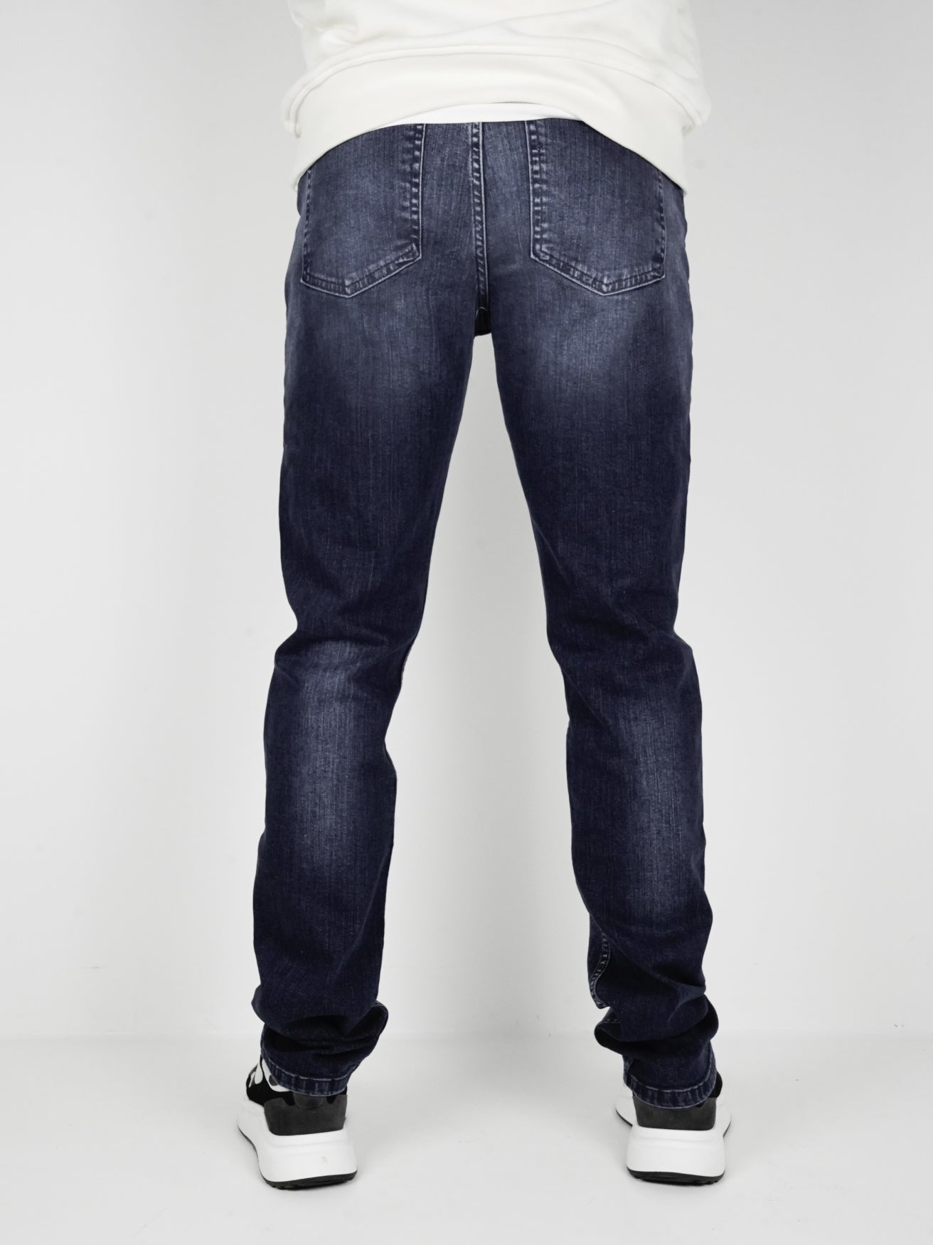 Slim-Fit Denim Jeans Paint | Dark Blue | Dark Blue