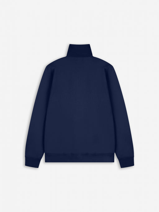 Diamond Half-Zip Sweater | Peacoat