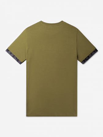 Flag Tee | Ghotic Olive