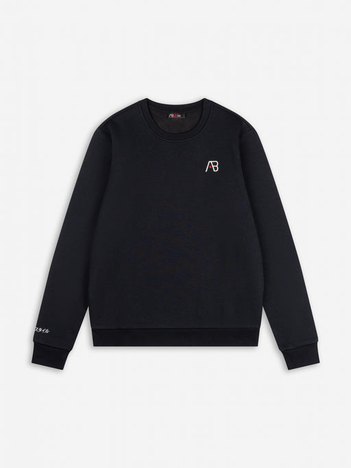 Ink  Crewneck (Panda) | Jet Black