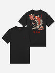 Ink Tee (Koi) | Jet Black