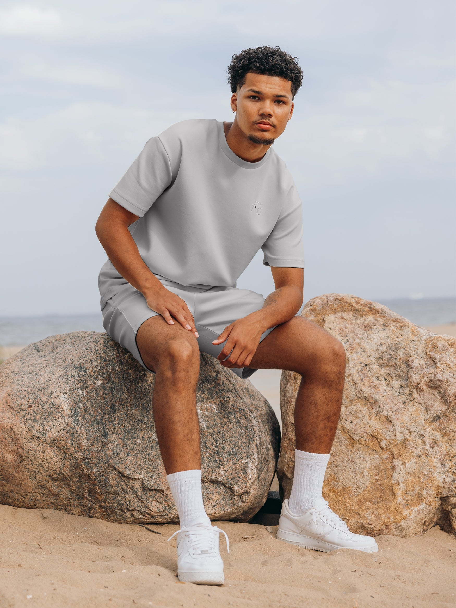 Basic Regular-Fit Tee | Limestone
