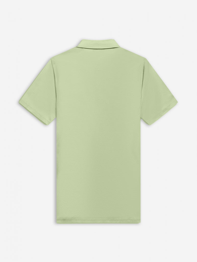 Premium Interlock Polo | Desert Sage