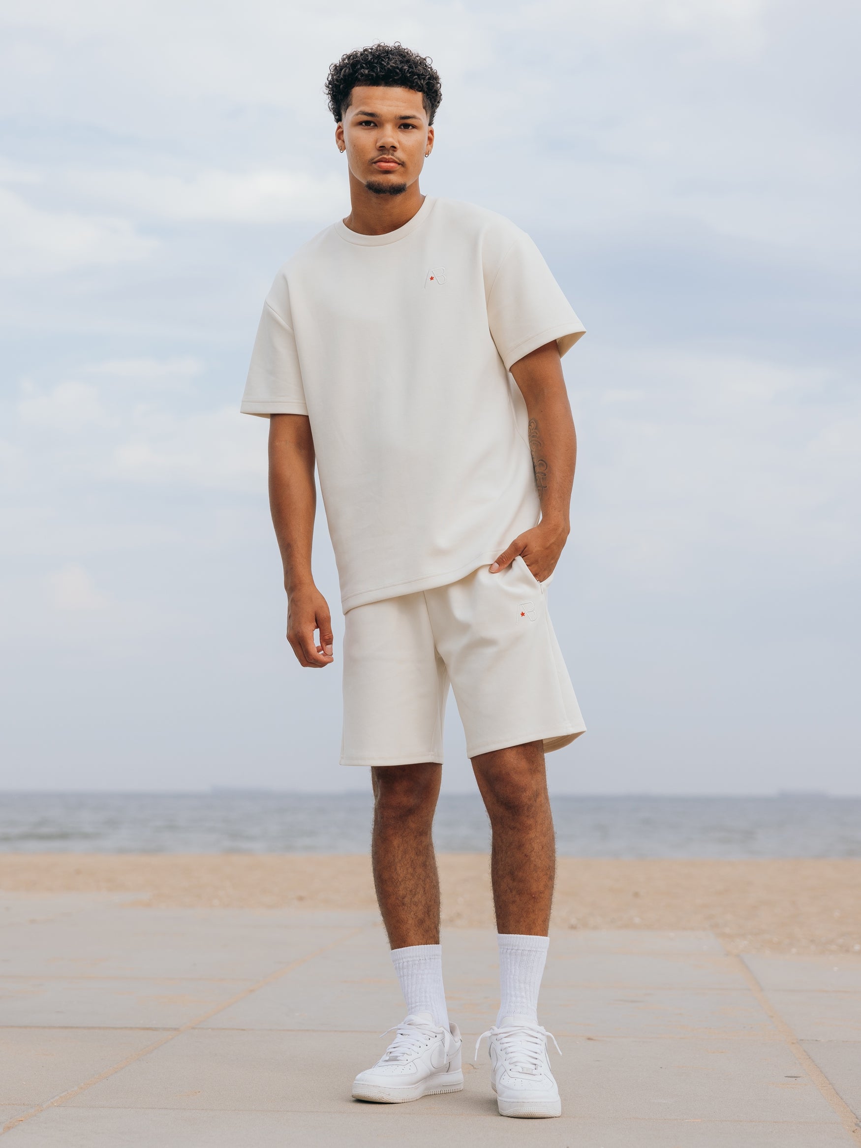 Basic Regular-Fit Tee | White Swan