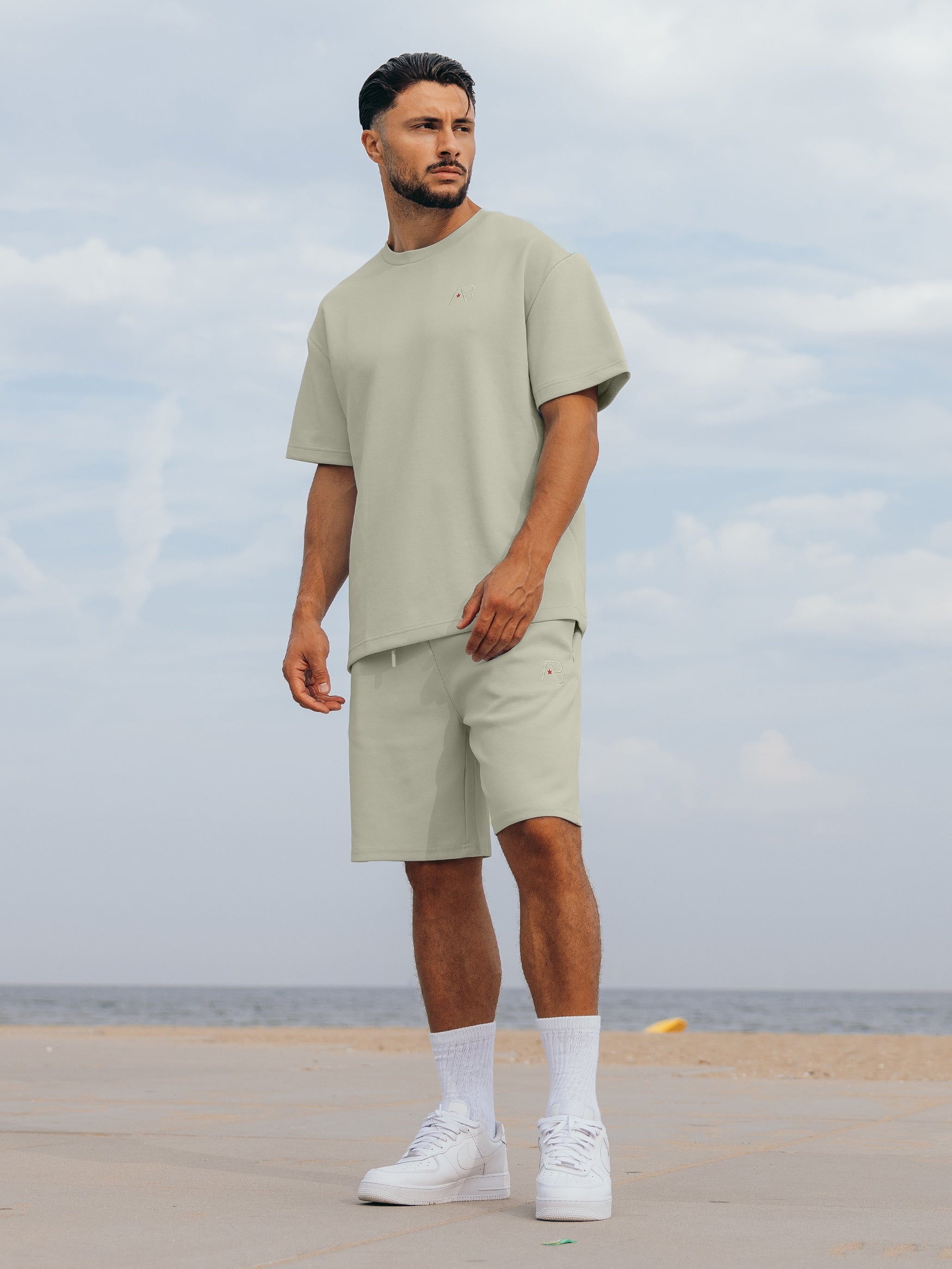 Basic Regular-Fit Tee | Sage Green