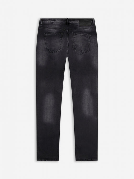 Reno Denim Jeans (Regular-Fit) | Jet Black