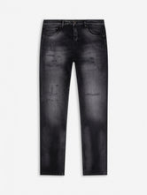 Reno Denim Jeans (Regular-Fit) | Jet Black
