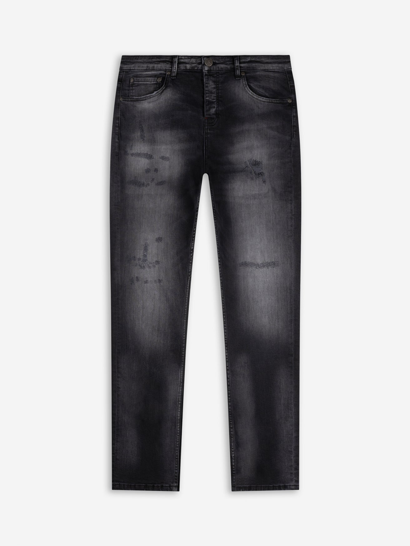 Reno Denim Jeans (Regular-Fit) | Jet Black