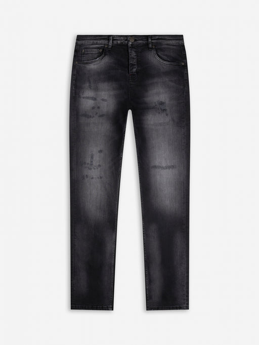 Reno Denim Jeans (Regular-Fit) | Jet Black