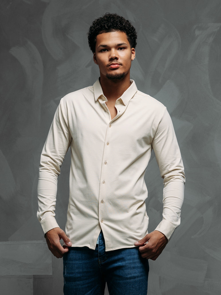 Slim-Fit Shirt | Whitecap Gray