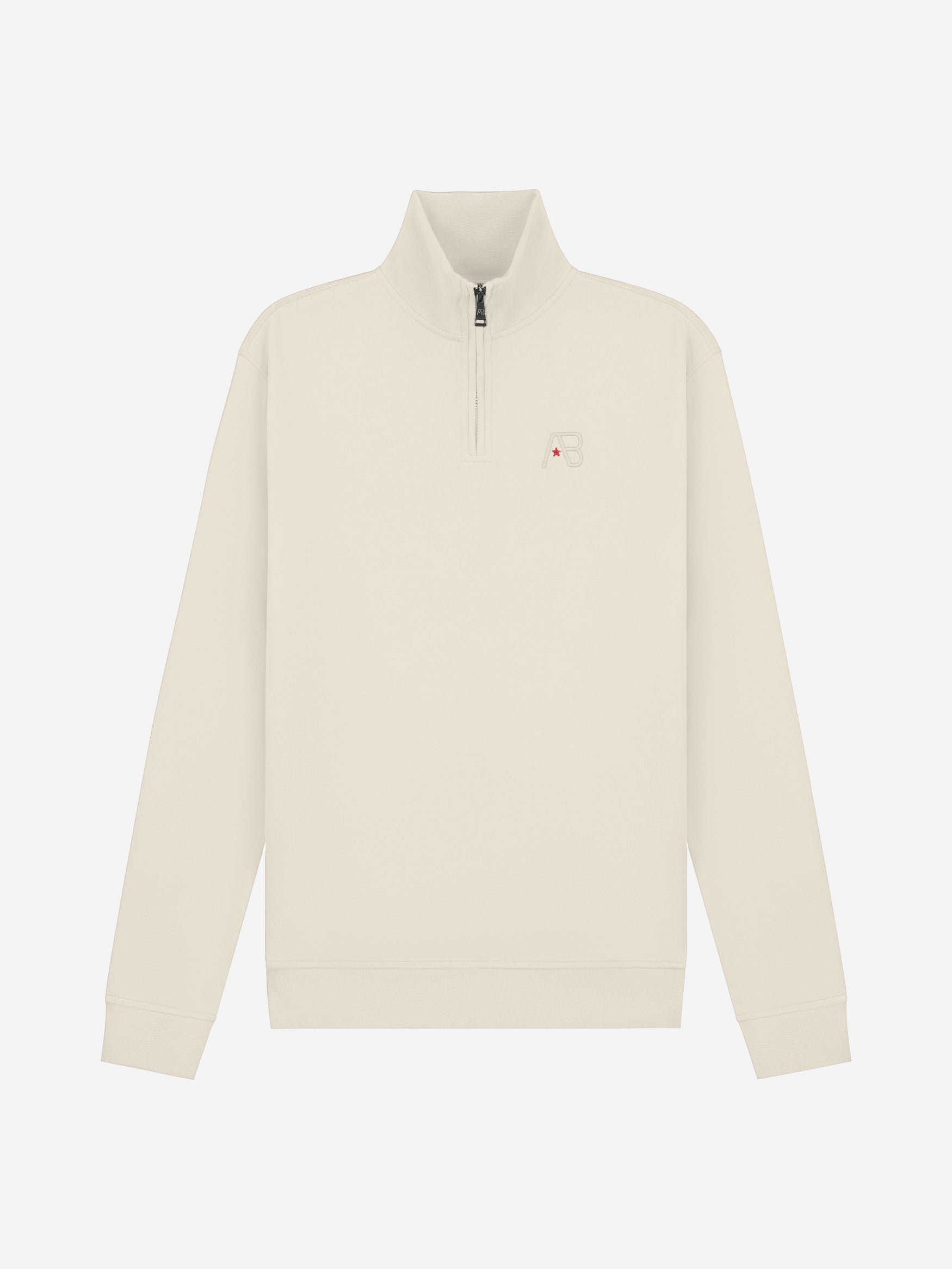 Diamond Half-Zip Sweater | Off White