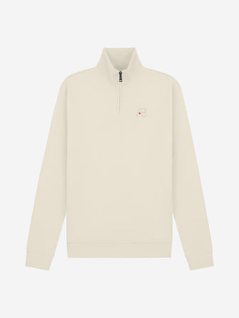 Diamond Half-Zip Sweater | Off White