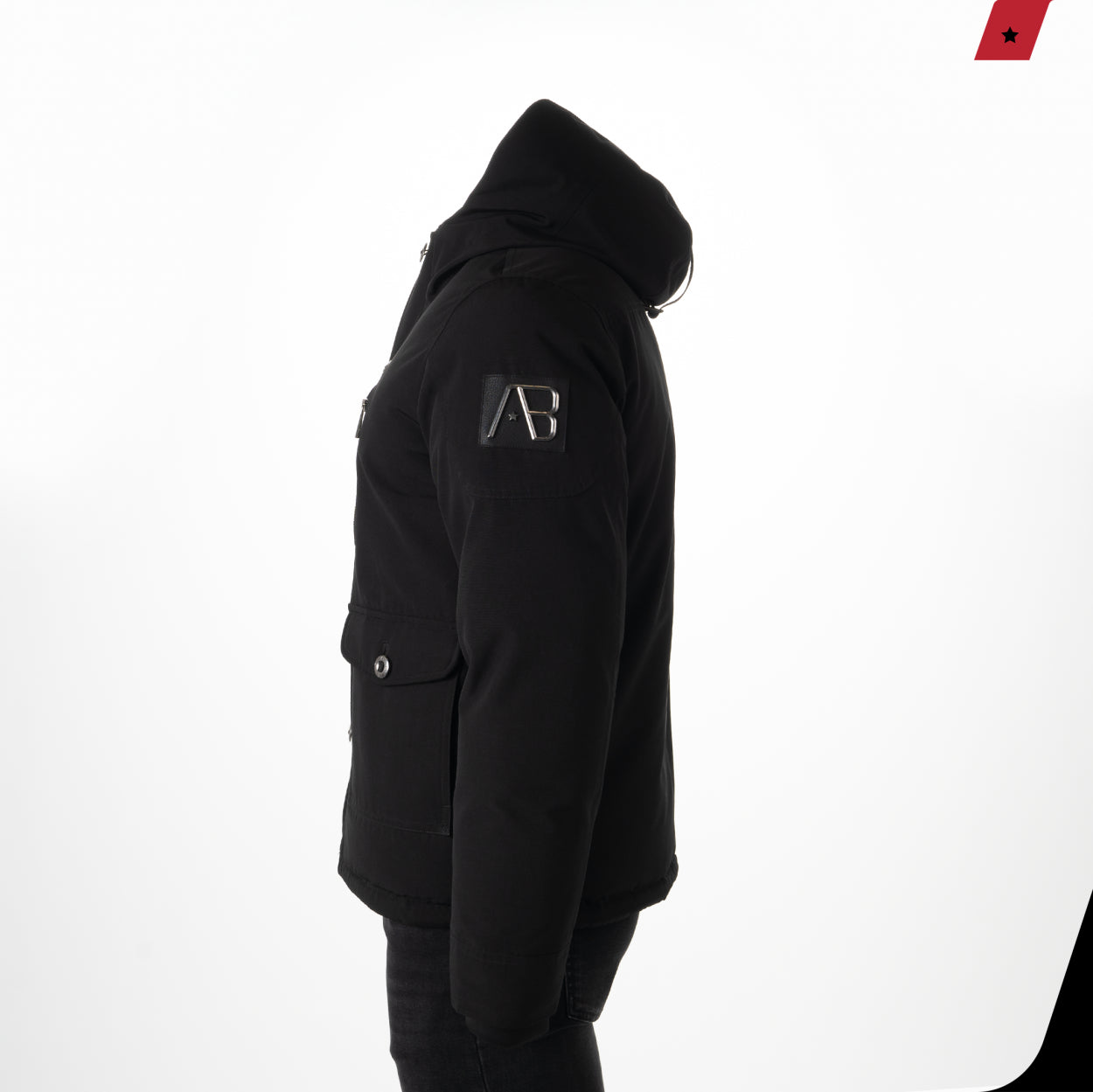 Parka Jacket Kort | Black - AB Lifestyle
