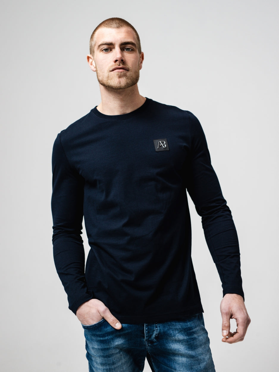 Longsleeve Tee | Navy - AB Lifestyle